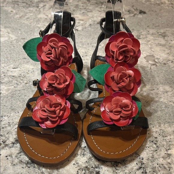 ♠️ NEW Kate Spade Columbia Rose Gladiator Sandals - Picture 3 of 5